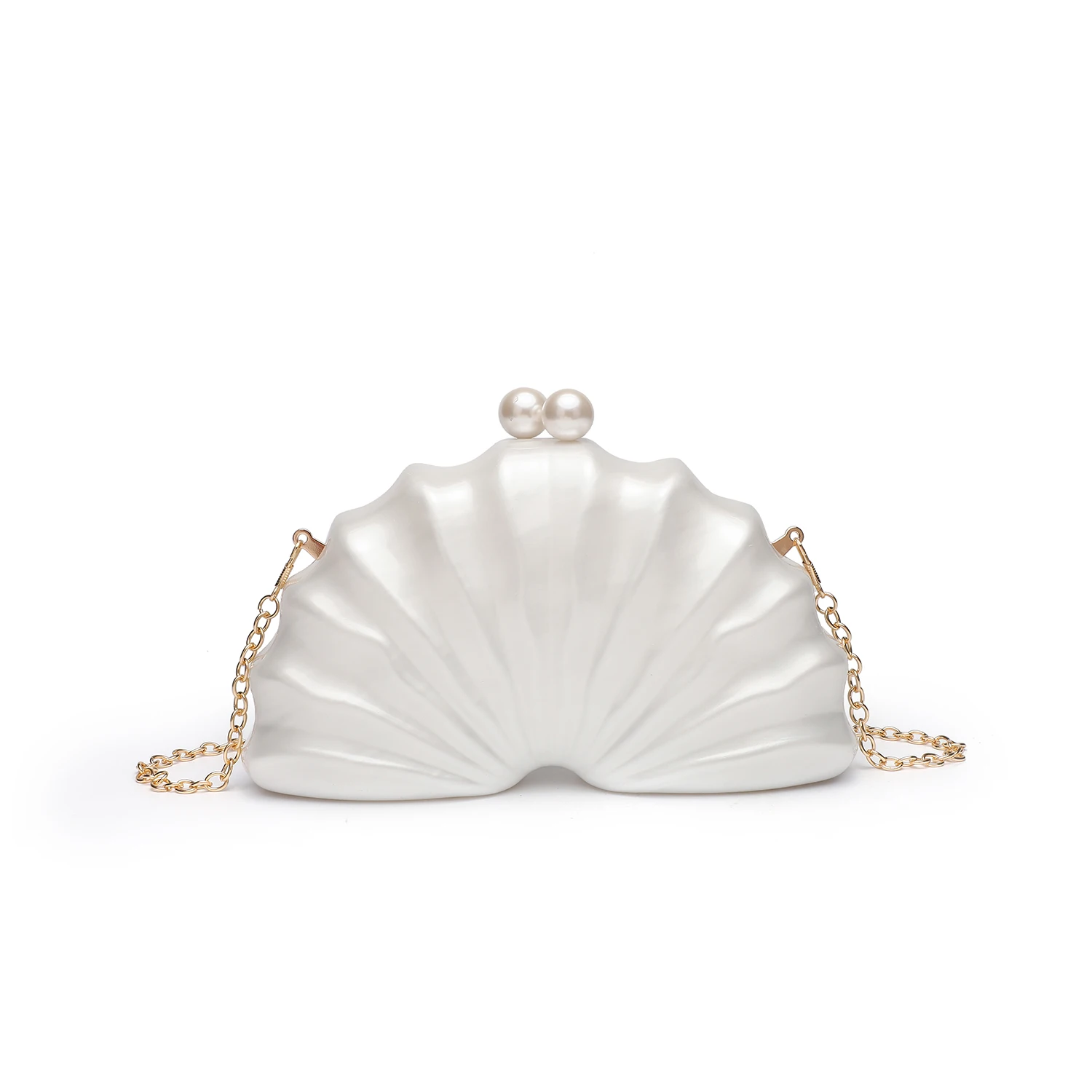 

Женская модная сумка через плечо в европейском и американском стиле, акриловая сумка уникальной формы в виде ракушки, стильная свадебная сумка.