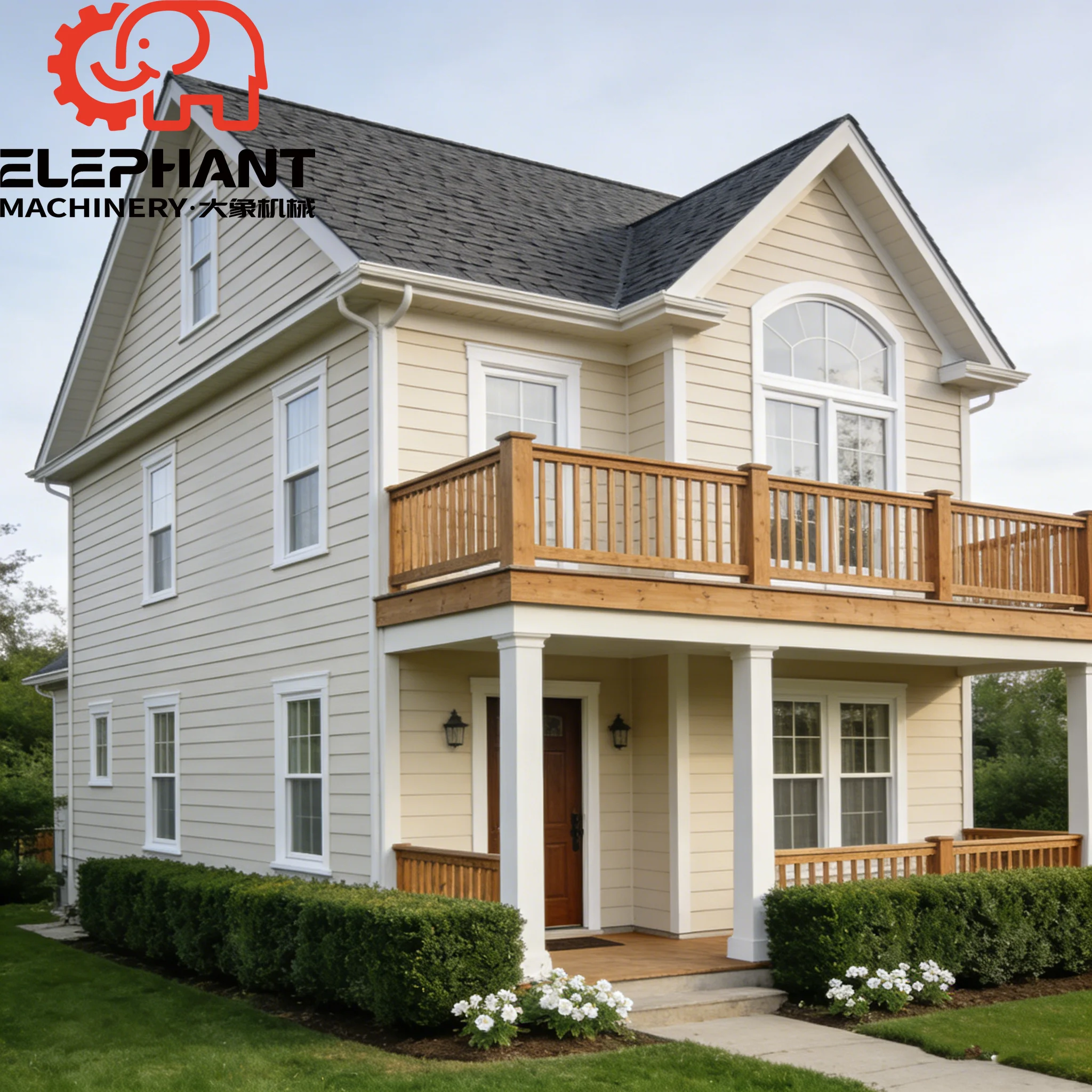 Modern Luxury Prefabricated Villa with Steel Structure Expandable & Portable Design Bedroom Included