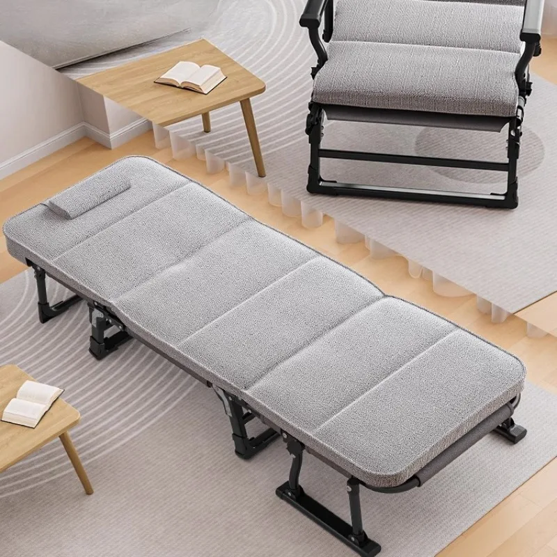Portable Folding Camping Cot Adjustable Recliner for Outdoor/Office Compact Foldable Bed Ergonomic