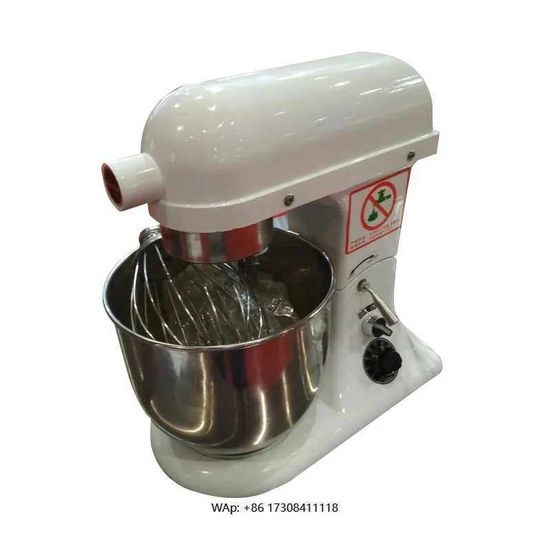 

7L Stainless Steel Egg Beater Commercial Shake Blender Electric Desktop Fresh Milk Machine Baking Chef Machine