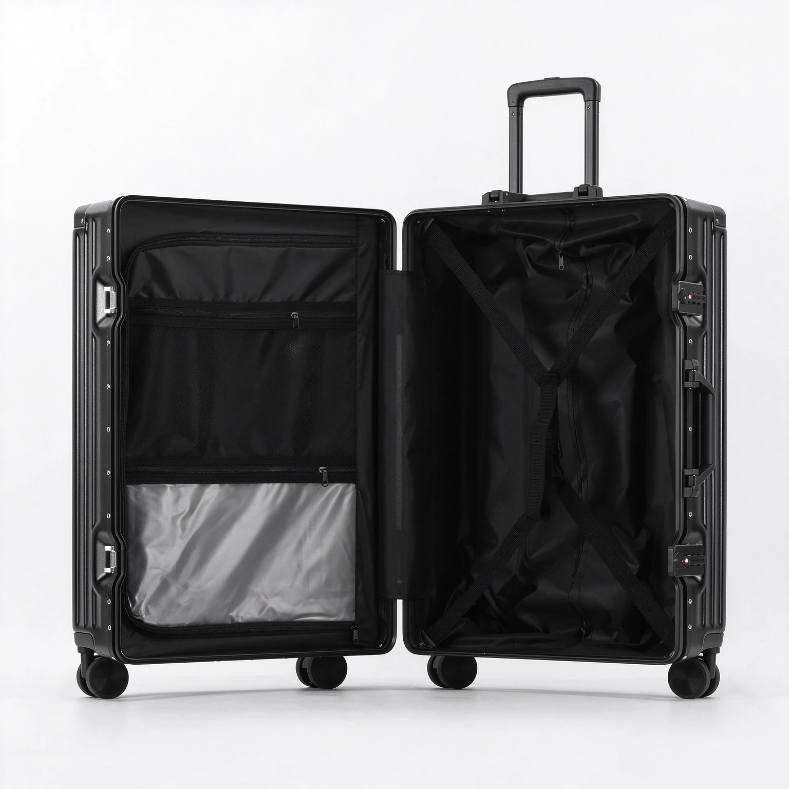 حقيبة سفر بإطار من الألومنيوم - مراجعة Aluminum Frame Carry On Luggage وسعره
