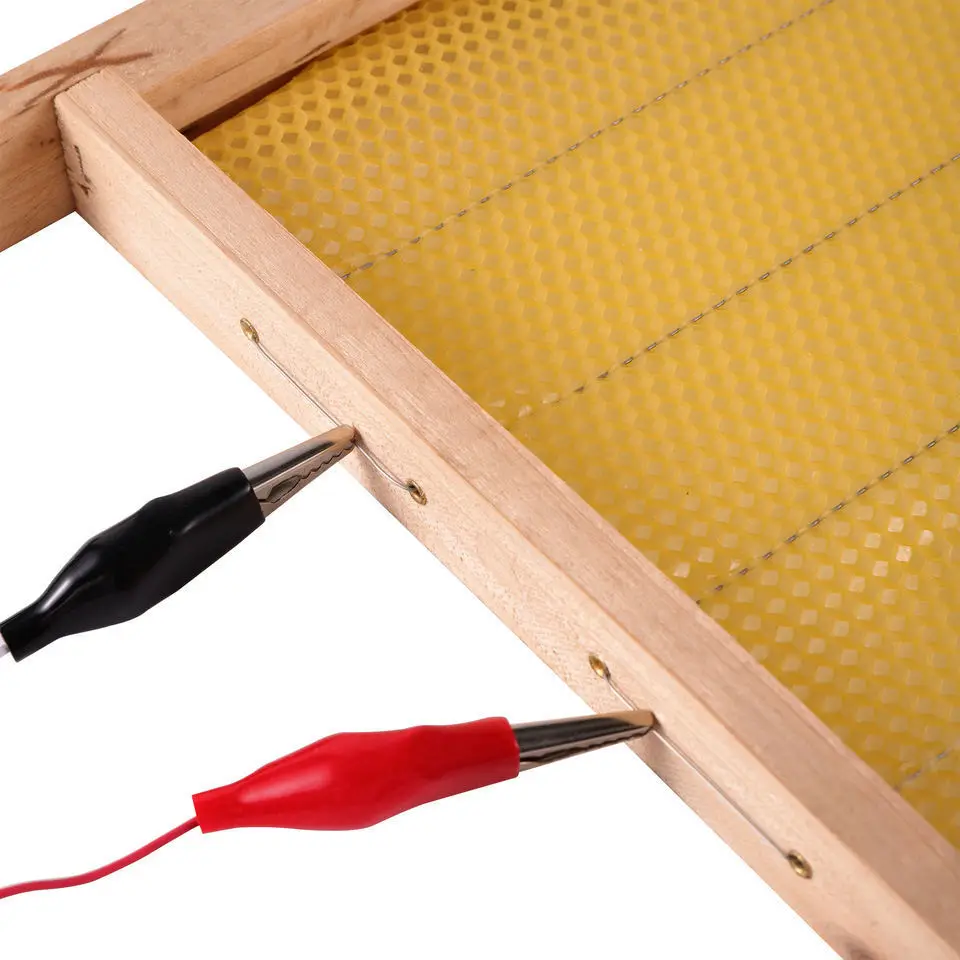 Electric Embedded Hive Heating Unit Beekeeping Electric Embedded Hive Frame Hot Wire Embedded Beekeeping Tool AU/EU/UK/US Plug