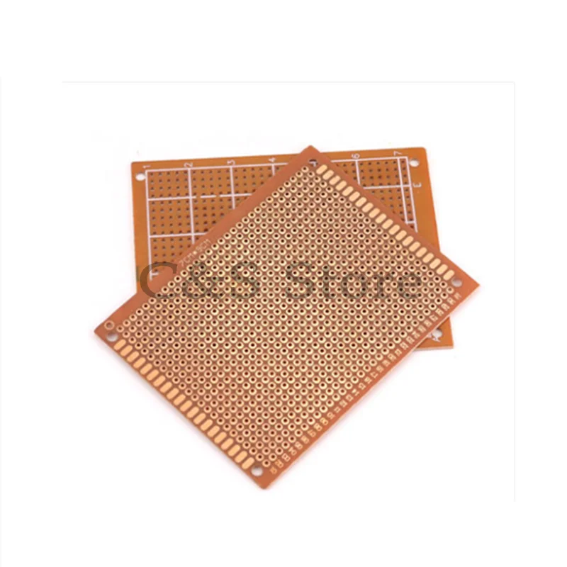 5PCS Universal PCB Board 7x9 Diy Prototype Paper Printed Circuit Board Panel 70x90mm Single Side Electronic Soldering Board