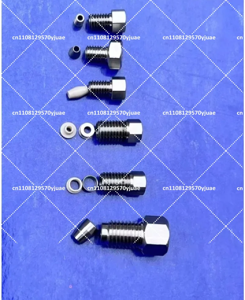 1/16 Stainless Steel Joint Blade Ring 1/8 Screw Single Double Card Sleeve for HPLC Chromatography