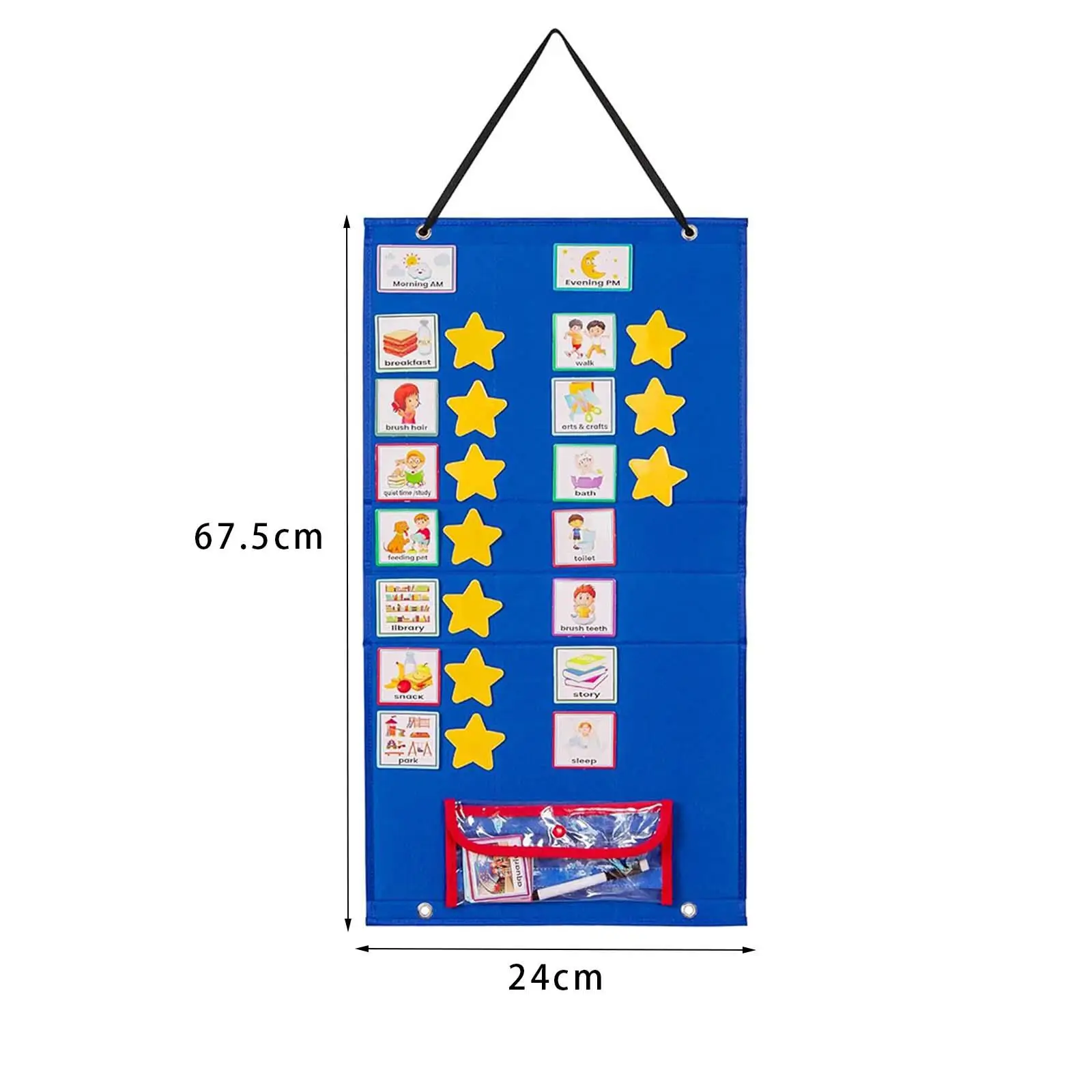 Imagem -06 - Horário Visual Infantil com 72 Atividades e 10 Cartões em Branco Casa e Homeschool