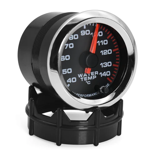 Imagen 2 del producto Medidor de temperatura del agua LED de 7 colores, 2 "", 52mm, con Sensor 1/8 NPT 40-140 Celsius, medidor de agua + Sensor de tubería de junta de temperatura del agua de 26-40mm