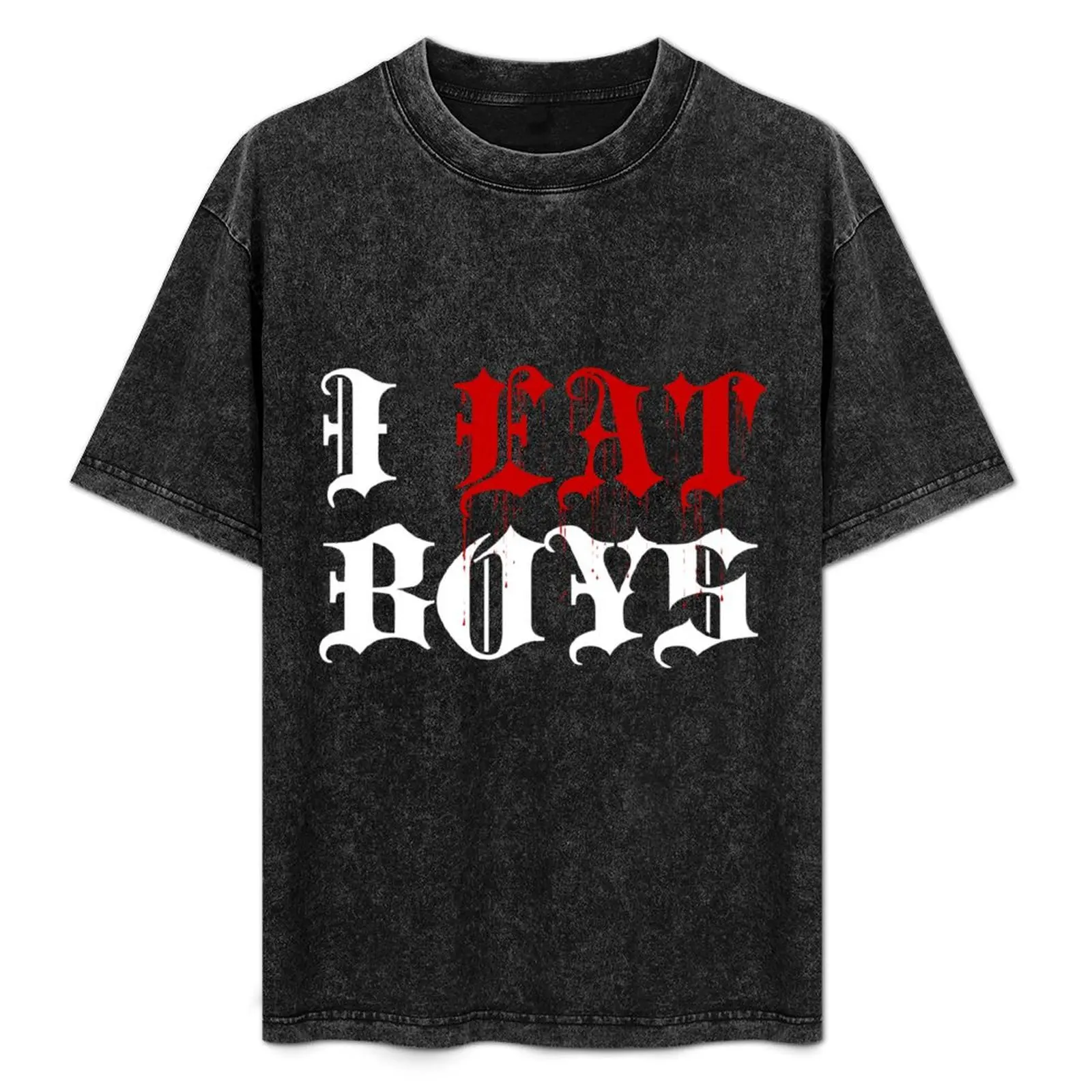 

Футболка I Eat Boys в рабочем стиле, повседневная футболка