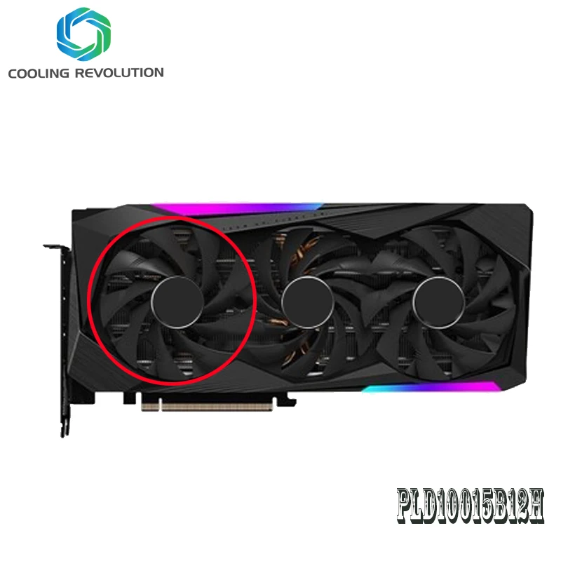 Imagem -03 - fã de Gráficos para Gigabyte Aorus Geforce Rtx 3060 ti Rtx 3070 Mestre Pld10015b12h Dc12v 0.55a Rtx3060 ti Rtx3070