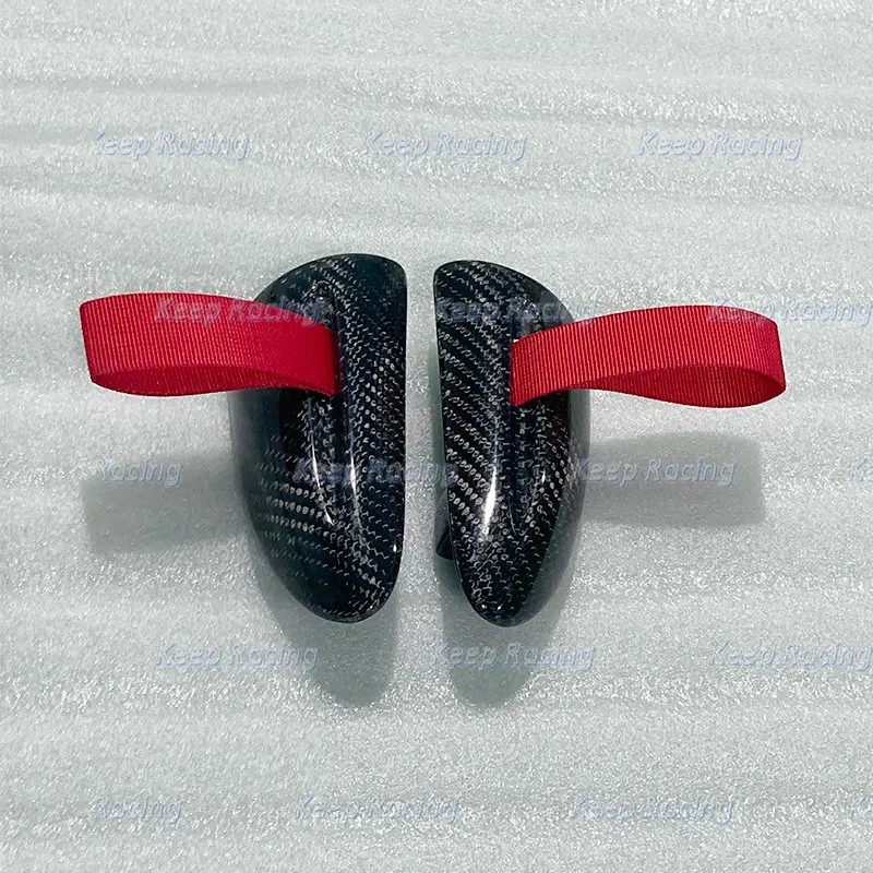 

Carbon Fiber Door Handle For Porsche GT3 RS Tuning Pulls Doorknob 987 Cayman 987 Boxster 997 Carrera Glossy Fiberglass Door Knob