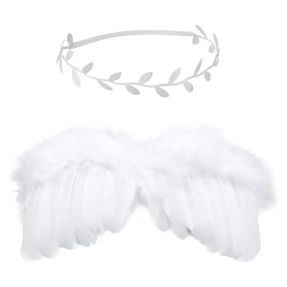 

Новые головные уборы для девочек, одежда, аксессуары для фотосъемки новорожденных, костюмы с крыльями ангела для младенцев, реквизит для фотографий