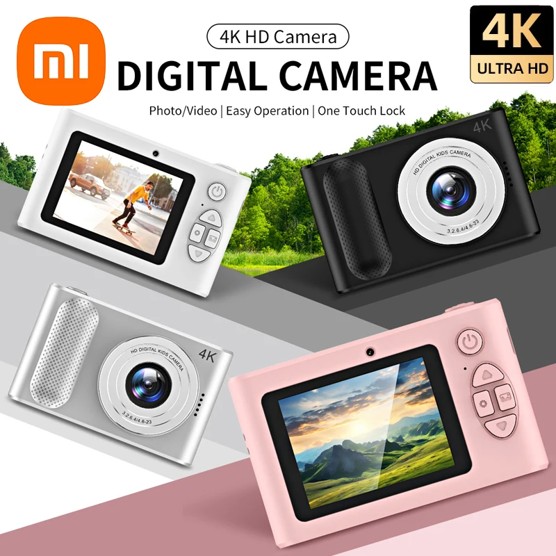 Xiaomi 4K Digital Camera 44MP High-definition Photography Double Lens Cameras Travel Selfie Camera Entry-level Student Gifts