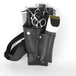 Salon Hair Scissor Bag PU Scissor Clip Shear Bags Tool Hairdressing Holster Pouch Holder Case Belt Tool Bag