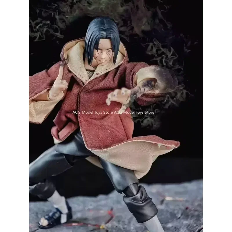 En Stock Bandai SHF Naruto serie Uchiha Itachi NARUTOP99 versión muñeca móvil figura modelo animación juguetes colección de regalo