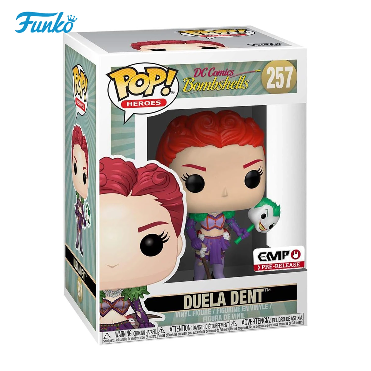 Funko Vinyl Figurine Dc Film Super Hero Joker Bombshells Duela Dent Model Toy Collection Action Figure Ornaments
