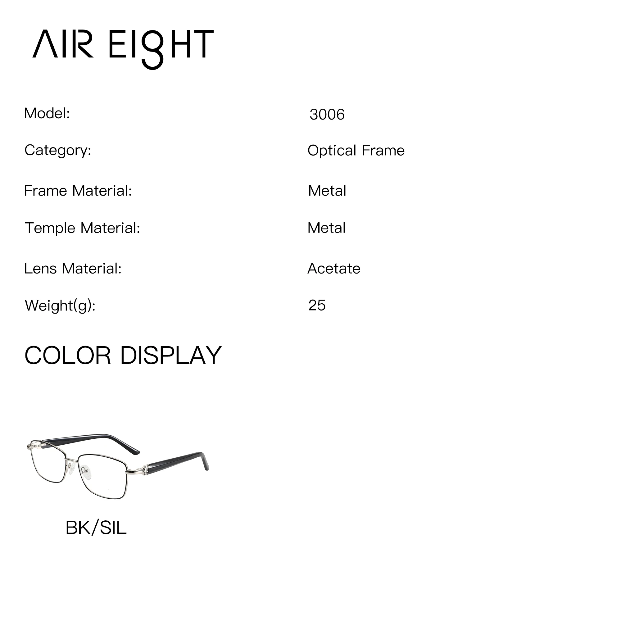 AIREIGHT M Size Metal Butterfly Photochromic Prescription Glasses For Women Graduated Eyeglasses For Myopia Optical Lenses