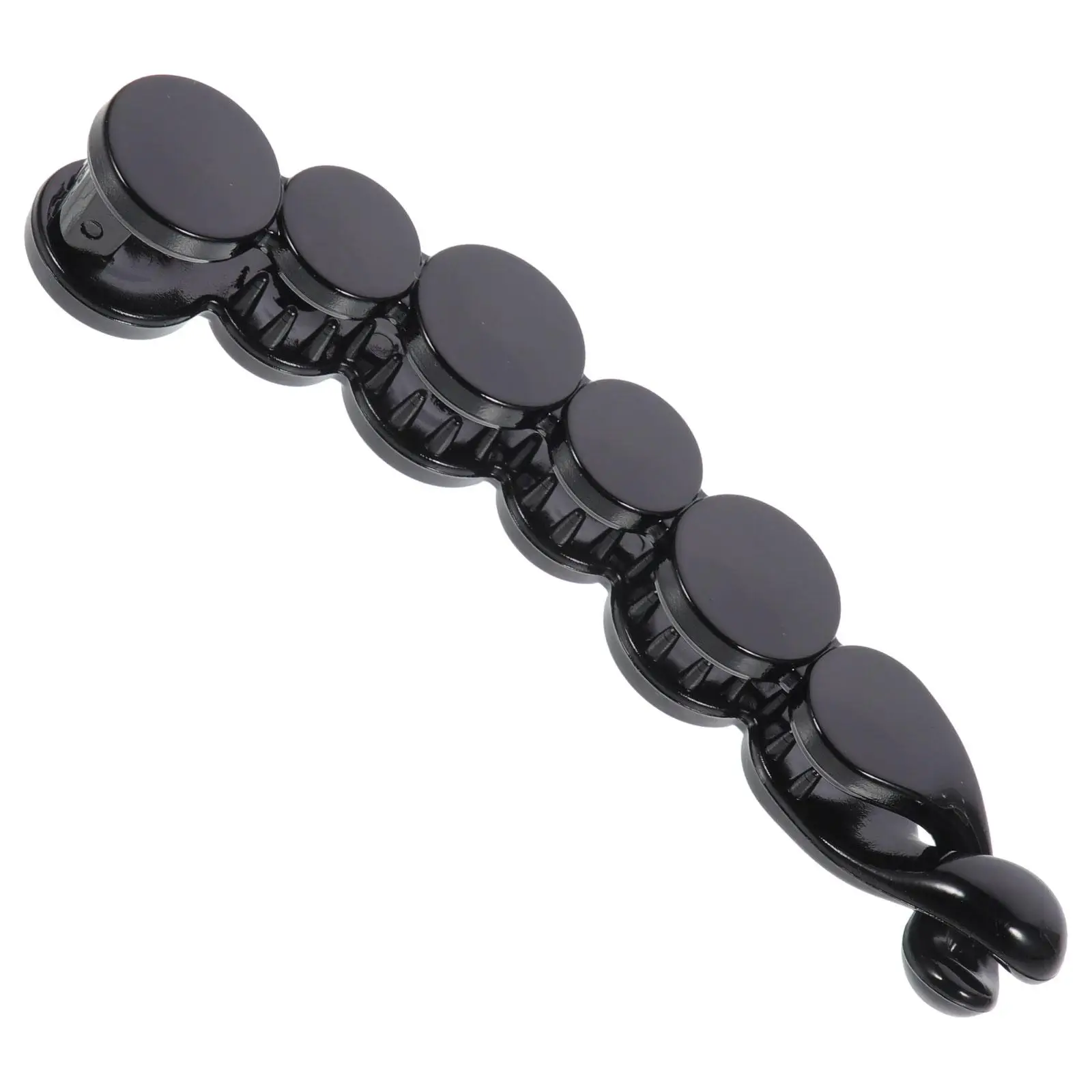 

Ponytail Holder Updo Ponytail Clip Large Thick Hair Claw Toothed Korean Style Acrylic Durable For Work Party Beach