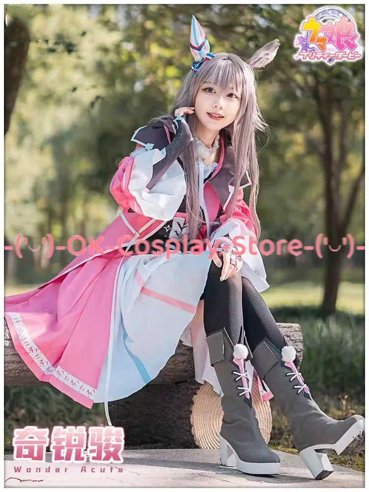 [Angepasst] Anime Wonder Acute Cosplay Kostüm Spiel Pretty Derby Roleplay Requisiten Kleid Halloween Karneval Urlaub Party Uniform