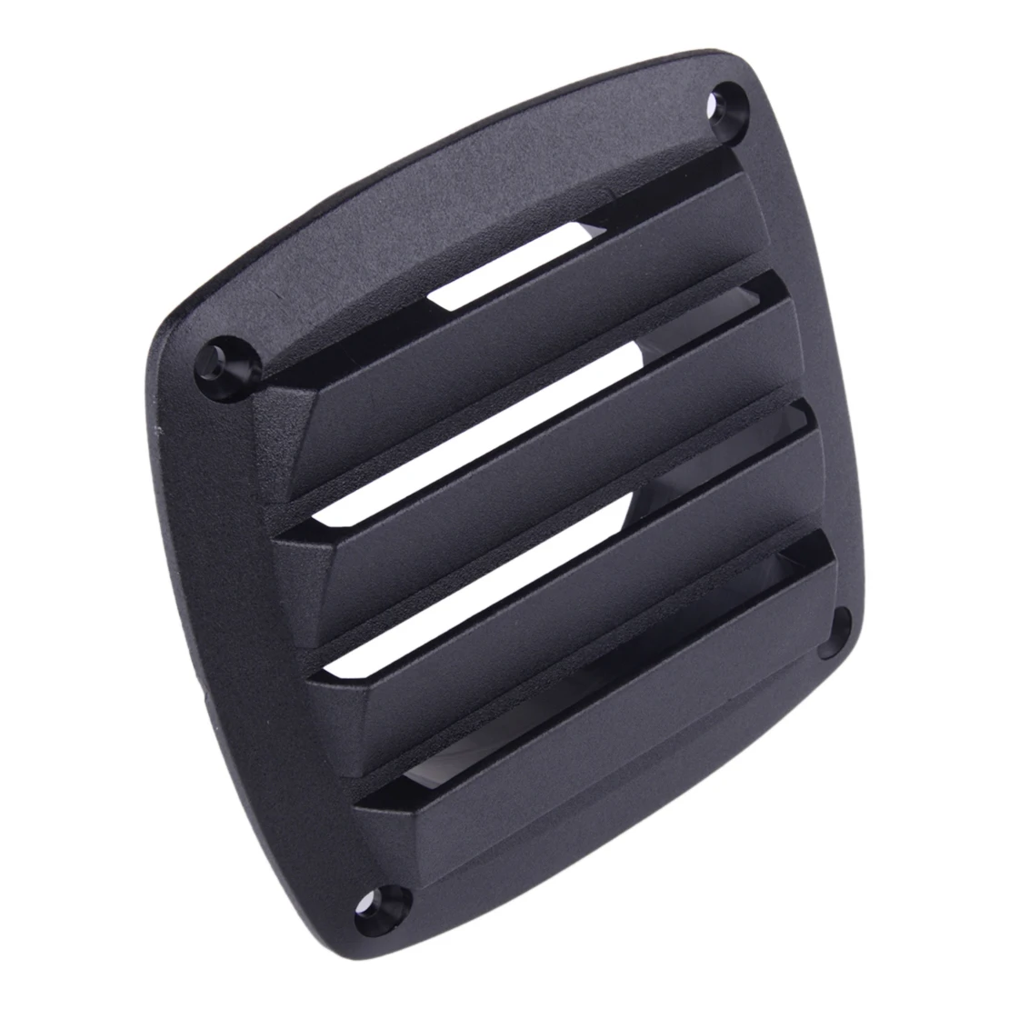 

Durable 4" Hose Marine Louvered Air Vent Boat Yacht Caravan Hull Outlet Grille Ventilation Black ABS