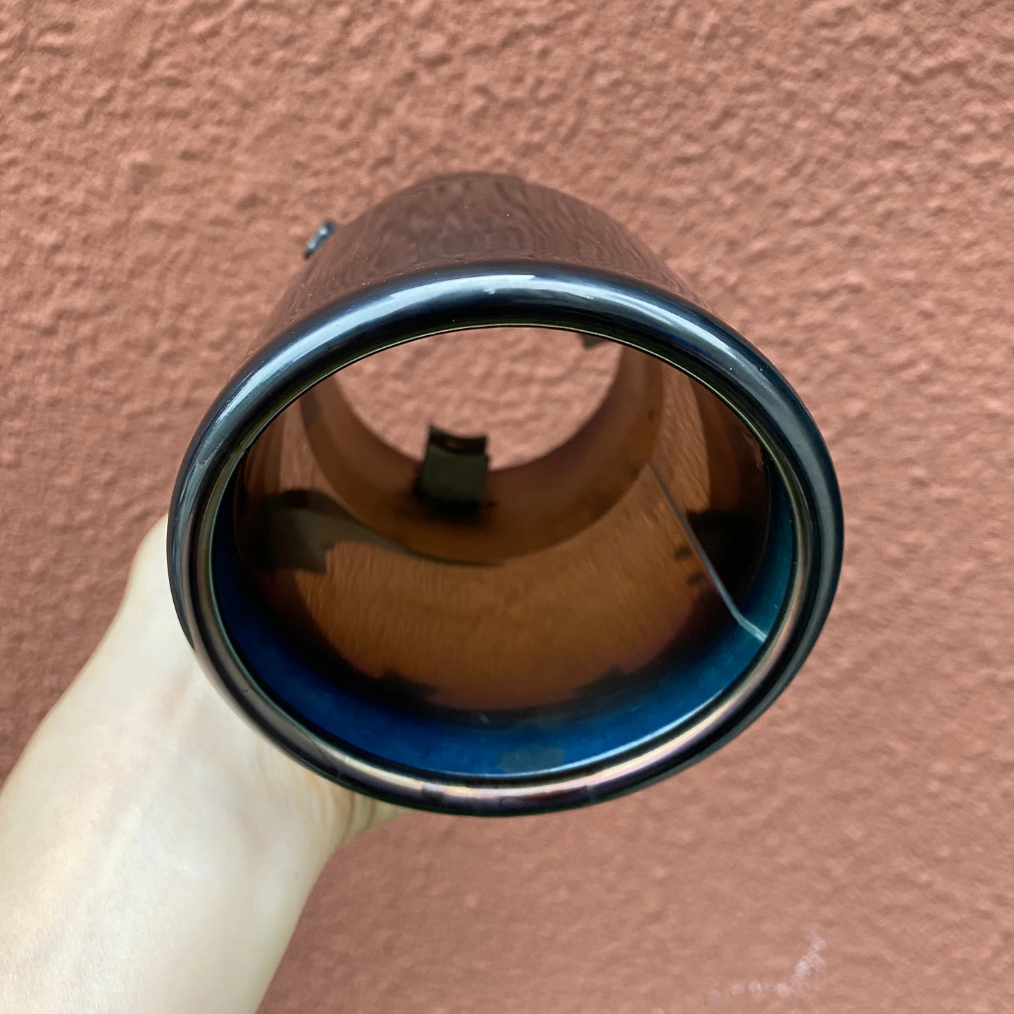 Automotive general titanium black thickened exhaust pipe decorative tail nozzle, exhaust pipe cover accessories modification