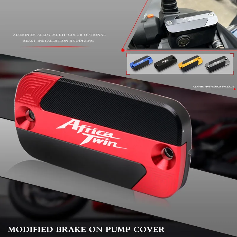 

For HONDA CRF1000L CRF1100L Africa Twin CRF 1000L 1100L Motorcycle CNC Front Brake Reservoir Fluid Tank Oil Cup Cover