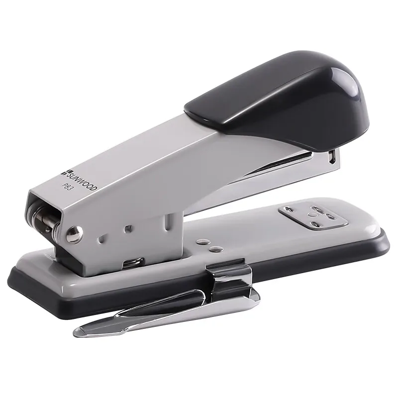 Sunwood  Hand Held Stapler Student Office Binding Machine Multi Function Labor Saving Durable Stapler Thickened Medium Stapler