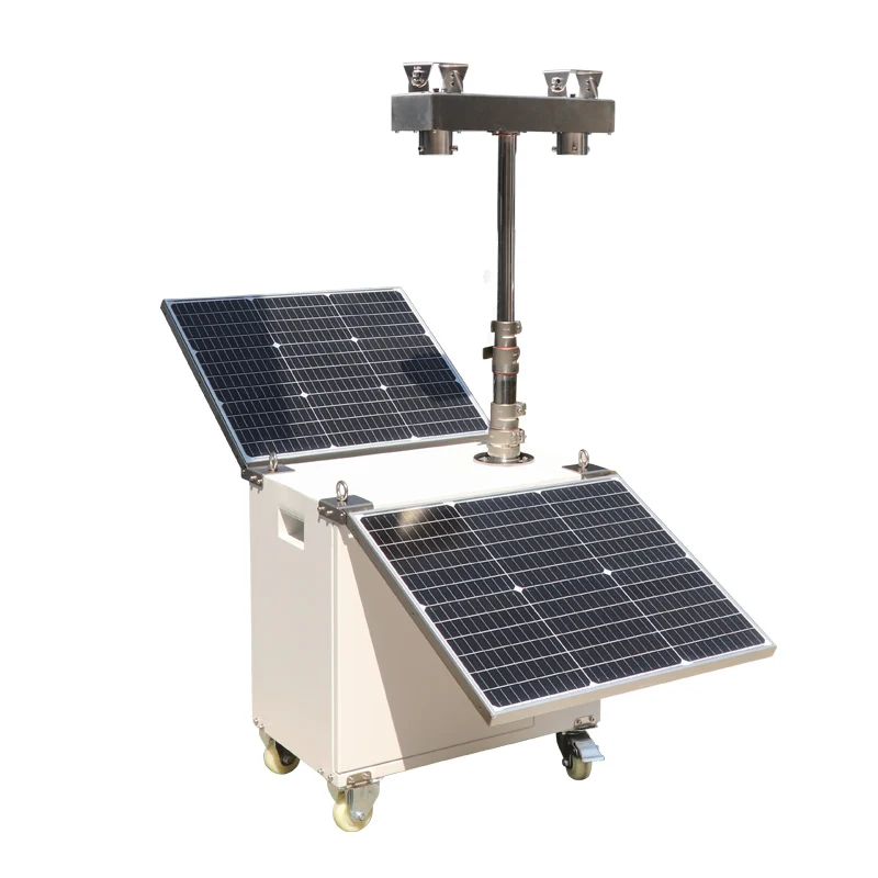 

mobile box can lift 3 meters telescopic pole outdoor ball machine