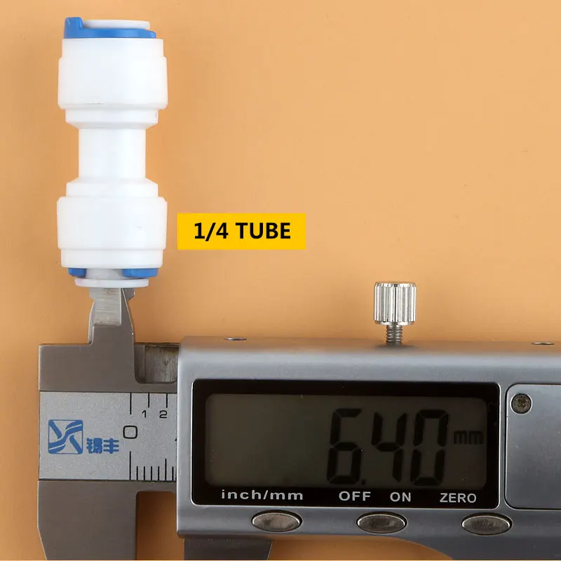 물 조인트 플라스틱 모양의 정수기 피팅, Ro 정수 필터 시스템용 1544 퀵 커넥터, 1/4 인치 파이프 피팅