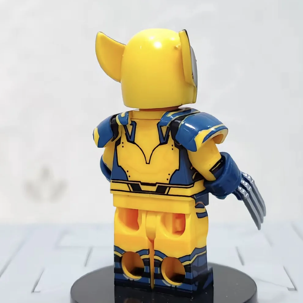 The Avengers Movie Figure 4cm New Wolverine Deadpool Magneto Peripheral PVC Model Assembling Building Blocks Gift Puzzle Toys