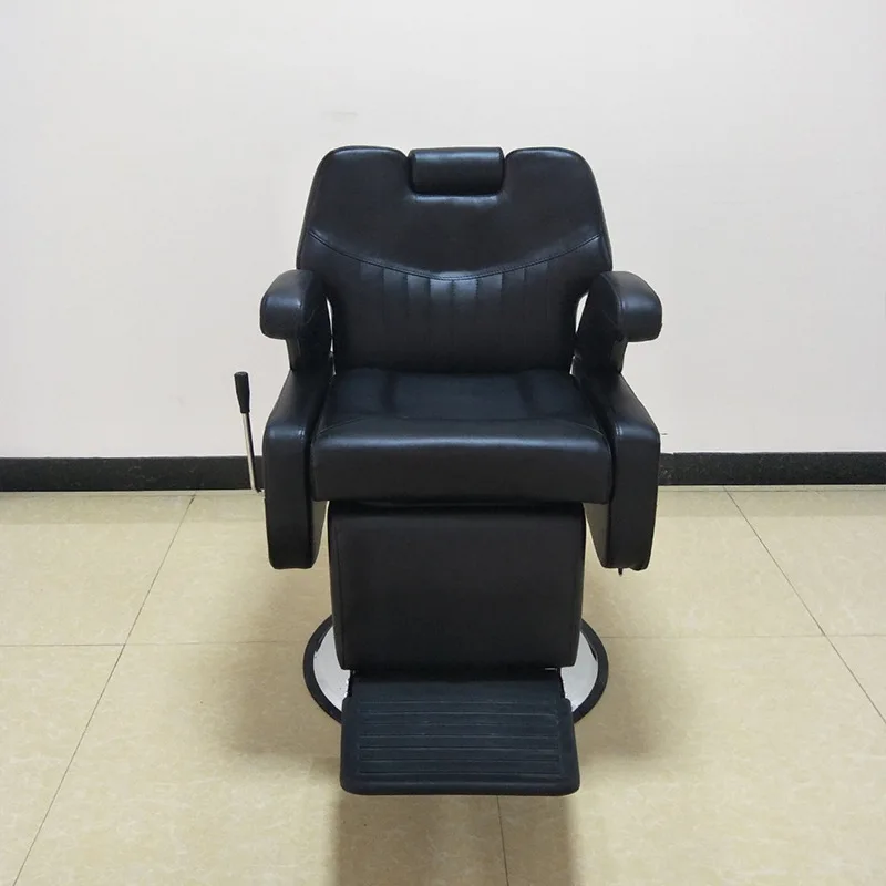 Step board retro barber shop reversible hair salon chair