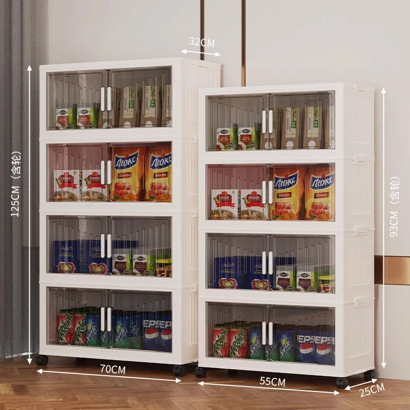 ตู้เก็บของแบบไม่ต้องติดตั้ง ตู้เก็บของหลายชั้น ตู้เสื้อผ้าแบบพับได้ ตู้เก็บขนมพลาสติก ตู้เก็บของ