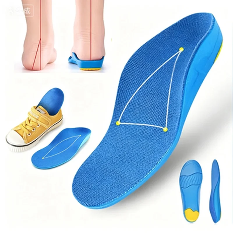 Arch Support Orthotic Insoles for Kids Flat Feet Plantar Fasciitis Foot Support Orthopedic Insoles for Children Shoes Inner Sole