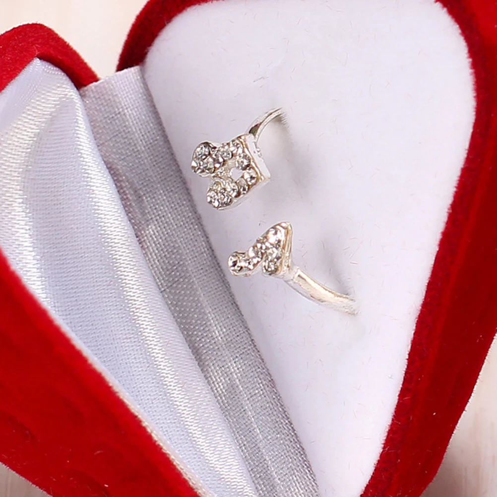 

1PC Premium Strawberry Shape Jewelry Box Portable Ring Storage Case Fashion Necklace Holder Storage Container