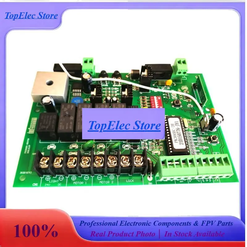 ToPss[LXYA68Z!] PK300DC PK350DC 24VDC Opener Circuit Board Universal Swing Gate Motor Main Electronic Control Board Motor Drive