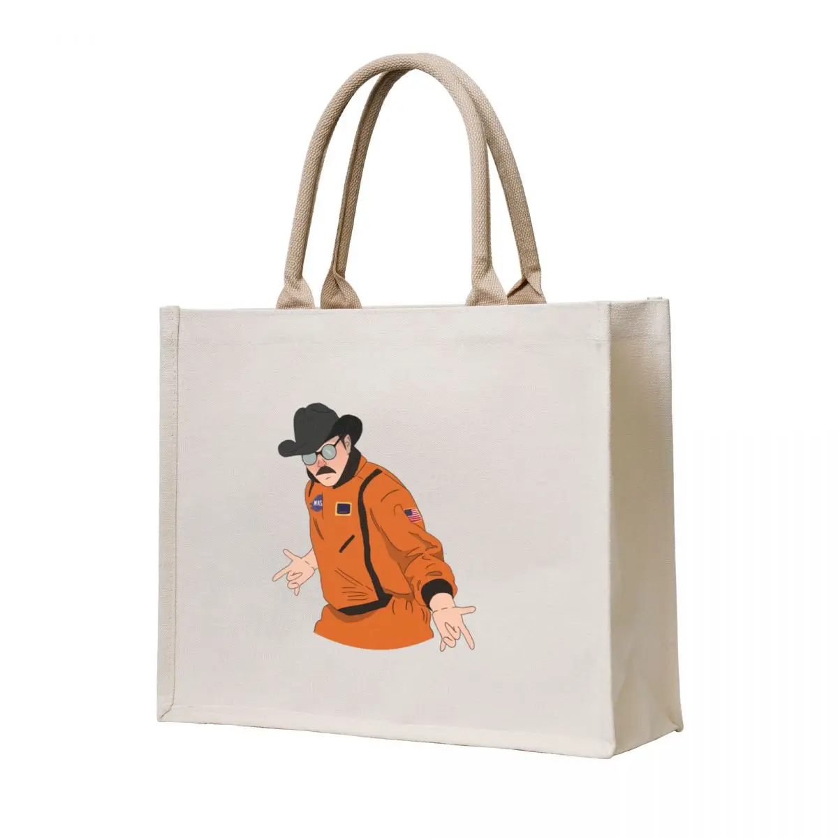 

Julien Space Cowboy Tote Bag reusable shopping bag Women bags tote bag canvas women