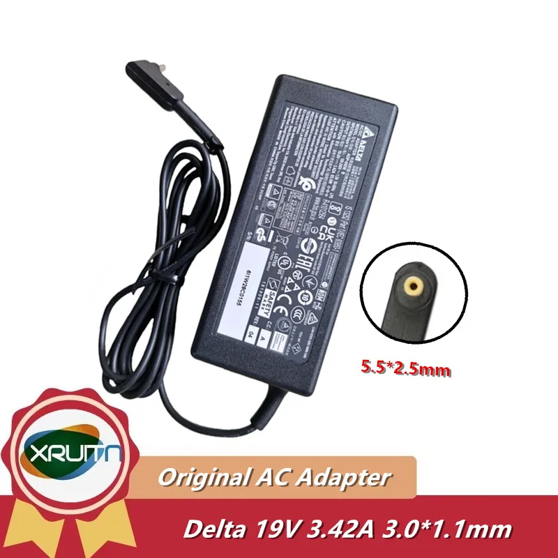 الأصلي دلتا ADP-65DE B 65W 19V 3.42A التيار المتناوب/تيار مستمر محول شاحن لشركة أيسر TravelMate TMP40-51 أسباير A315-22G A315-55G A315-55KG