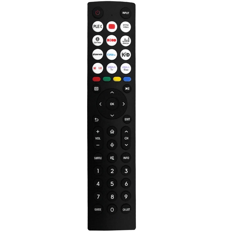 Replace ERF2I36H Remote Control For Hisense Smart TV 50A53FUV 55A51HUV 65A51HUVHU No Voice Function Easy Install Easy To Use