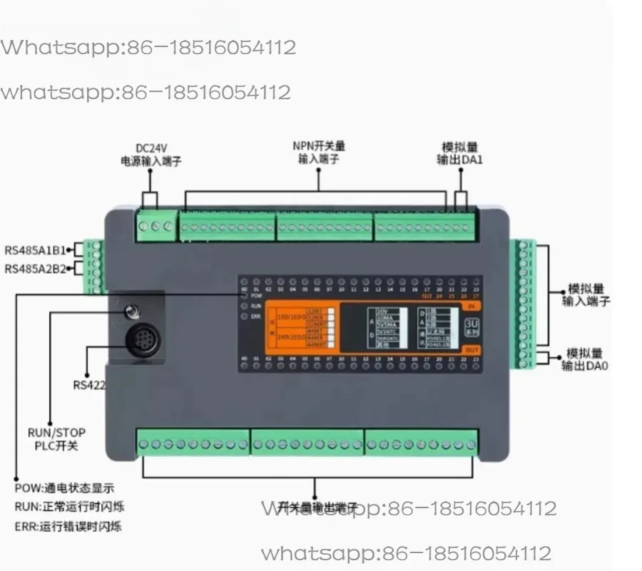 

FX3U-72MR FX3U-72MT PLC Controller, Switching Input: 40 Channels DC24V NPN Input, Switching Output