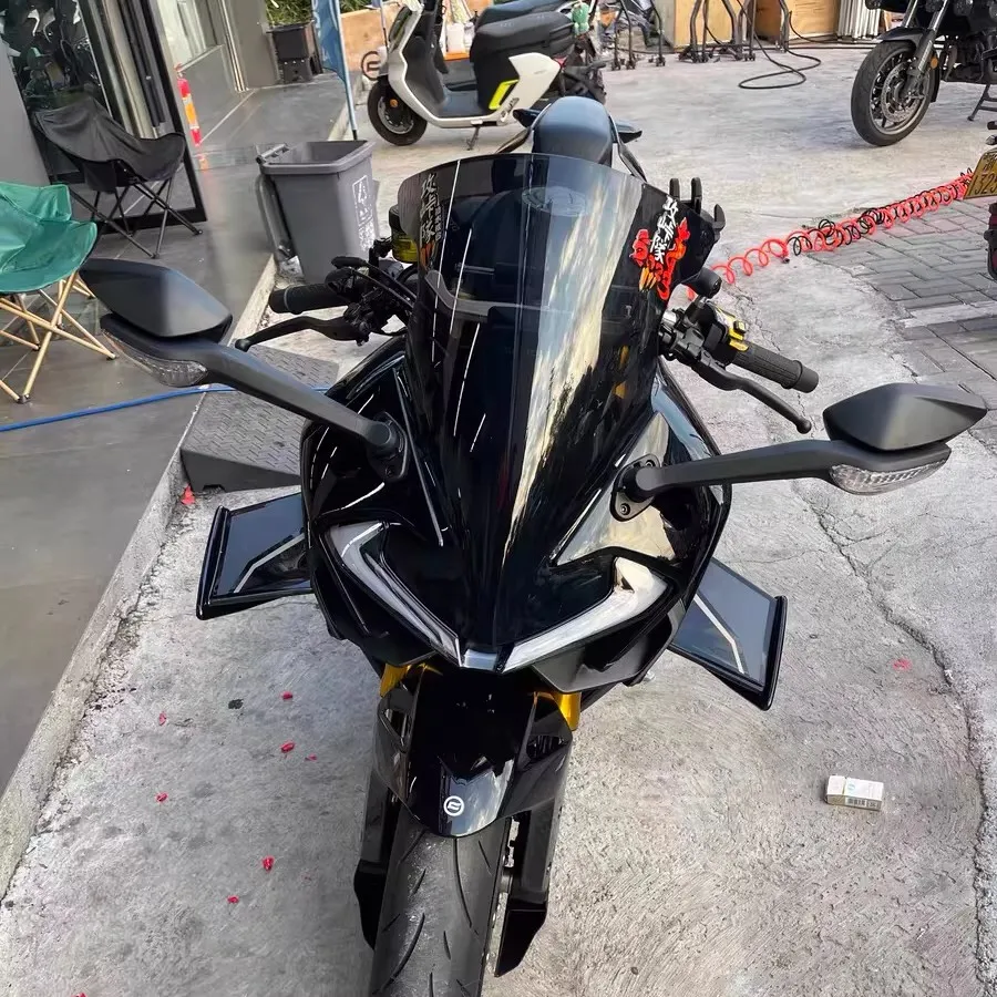For  750SR modified racing windshield heightened front windshield no damage required for track use