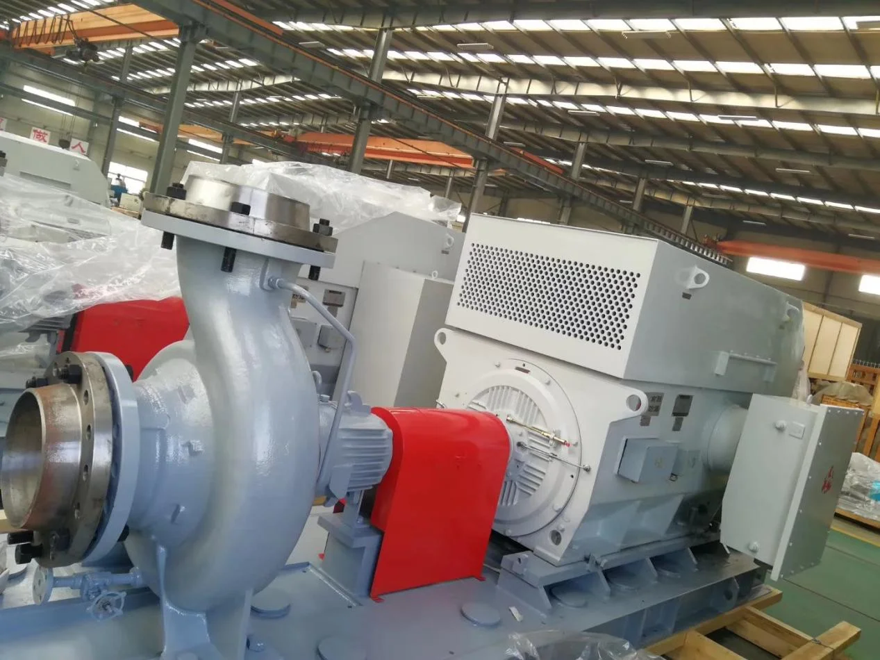 مضخة طرد مركزي أفقية ذات عملية كيميائية من سلسلة عالية الكفاءة