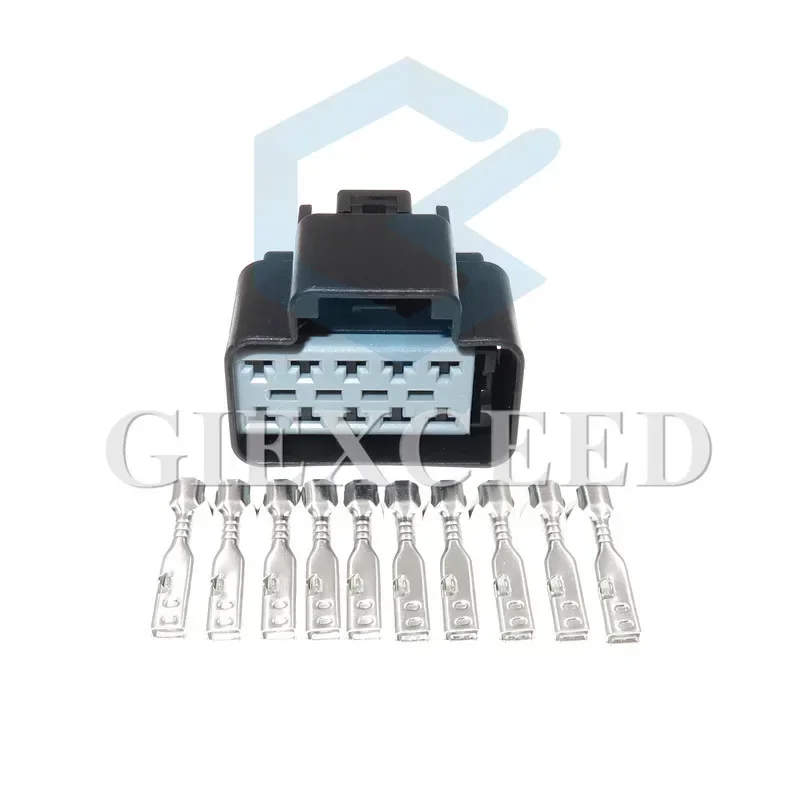 2 Sets 10 Pin 15326931 Auto Connector Automotive Audio Plug AC Assembly Wiring Harness Cable Socket
