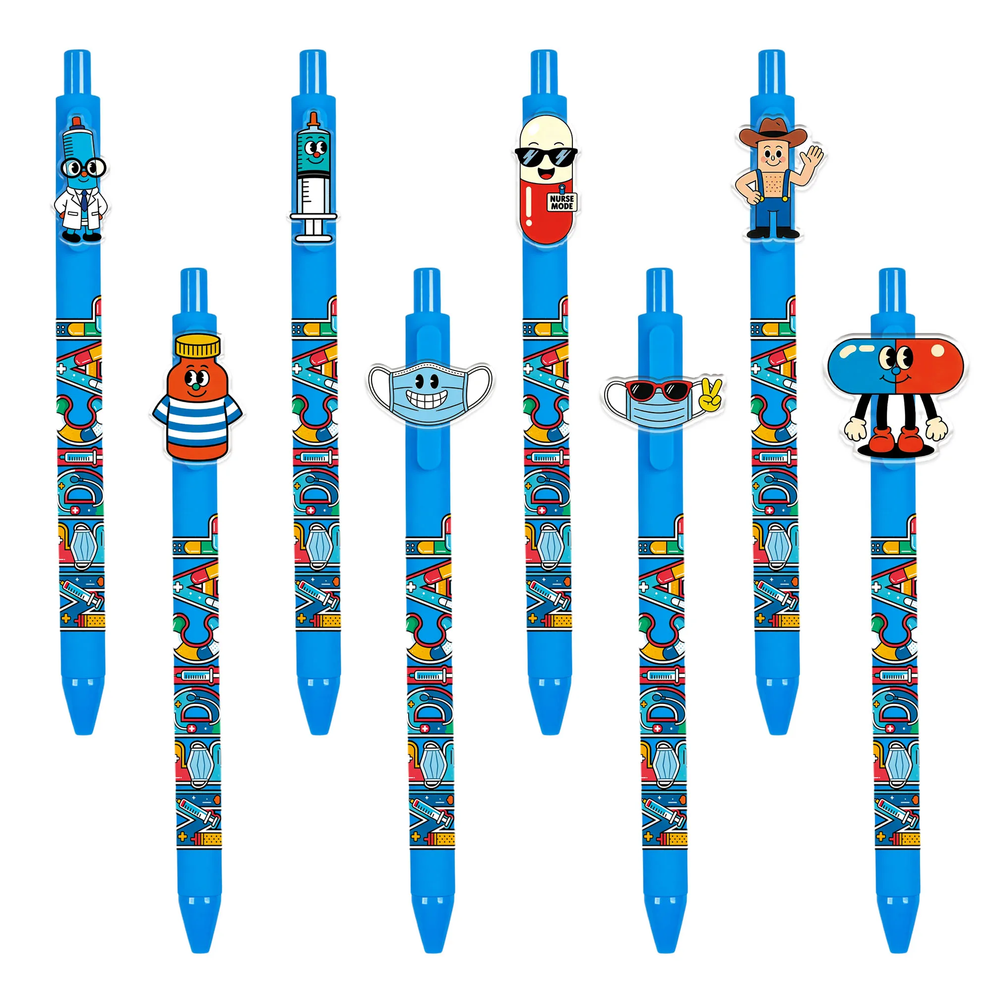 

8 pieces / 16 pieces minimalist medical ballpoint pens - nurses and doctors' office signature pens