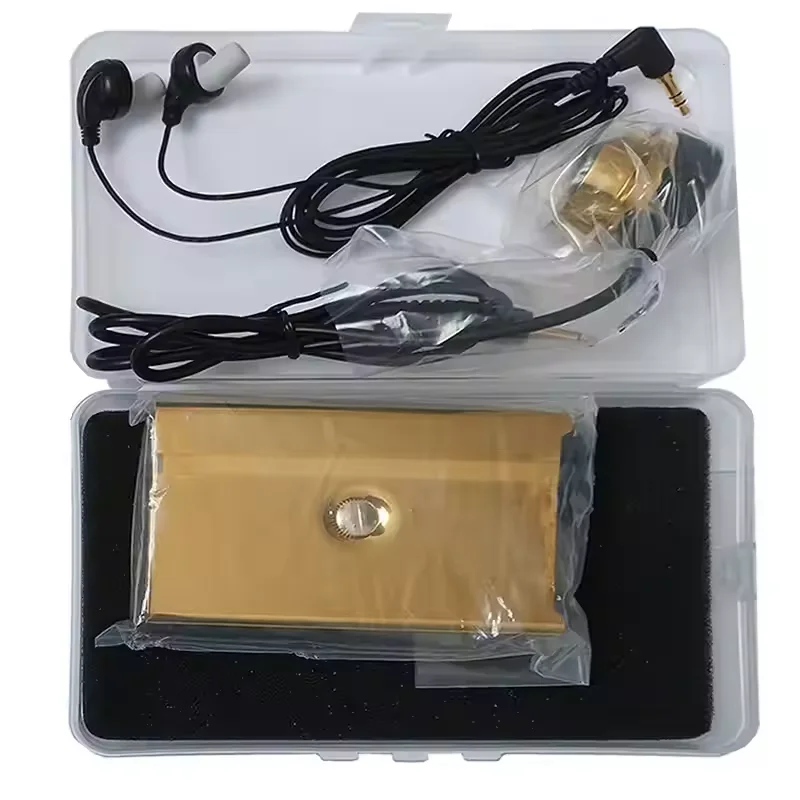 For Engineers Water Leakage Oil Leak Detection DIY F999R Wall Microphone Voice Detector High Strength Audio Listening
