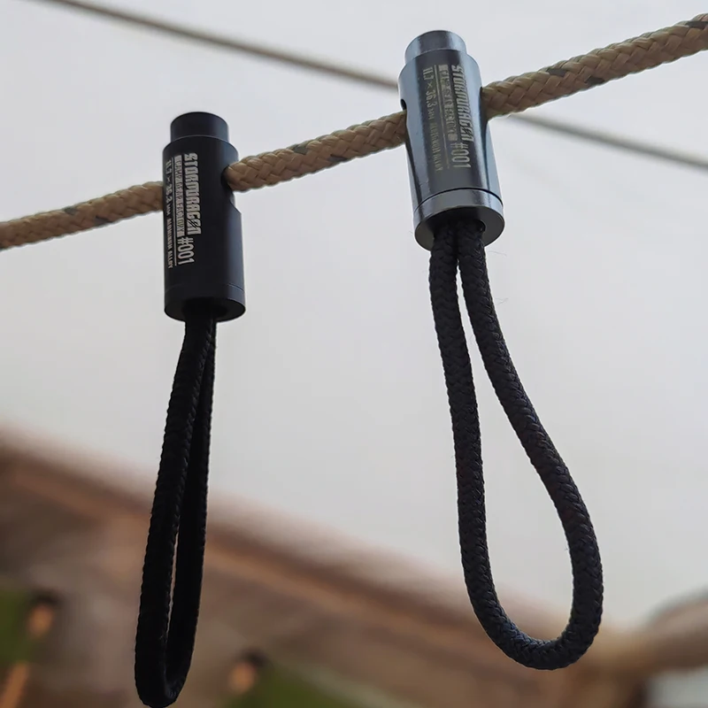 

Outdoor Camping Wind Rope Buckle Tent, Press Type Fixed Rope, Can Hanging Lamps, Camping Supplies