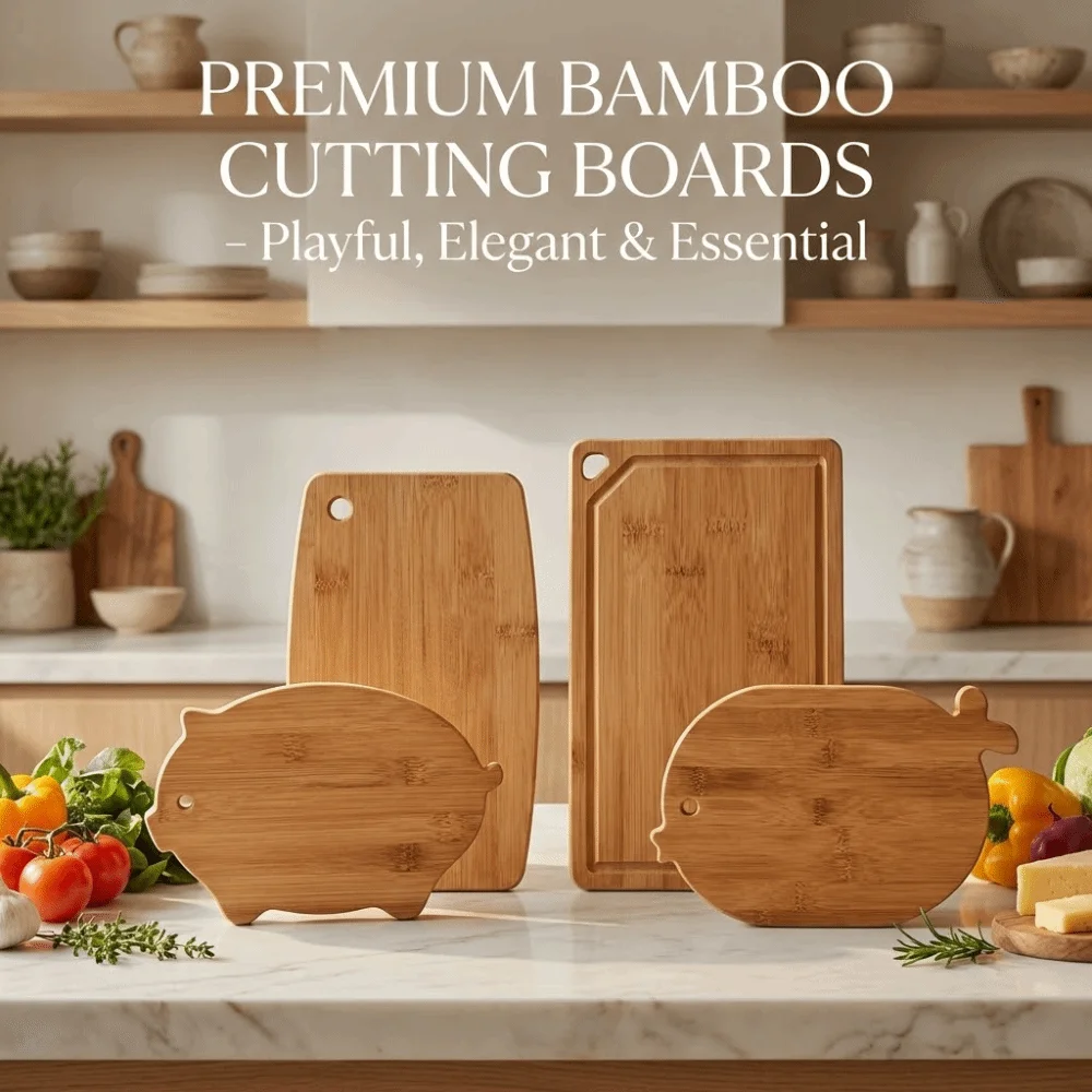 Eco-Friendly Pig Shape Wooden Cutting Board Fish Shape Creative Fruit Vegetable Cutting Board Cutting Board Mats Picnic