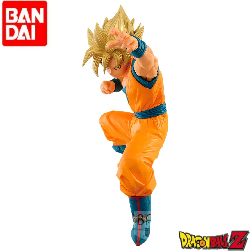 

In Stock Bandai Original Dragon Ball Banpresto Son Goku Figurine Model Ornaments Anime Toys Statue Holiday Gifts Action Figure