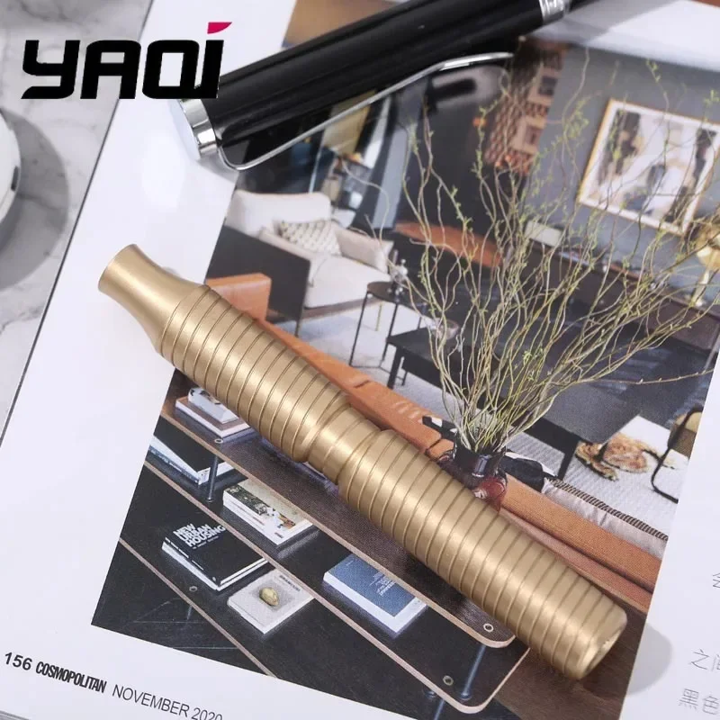 YAQI 88 мм твердая латунная безопасная ручка для бритвы для мужчин