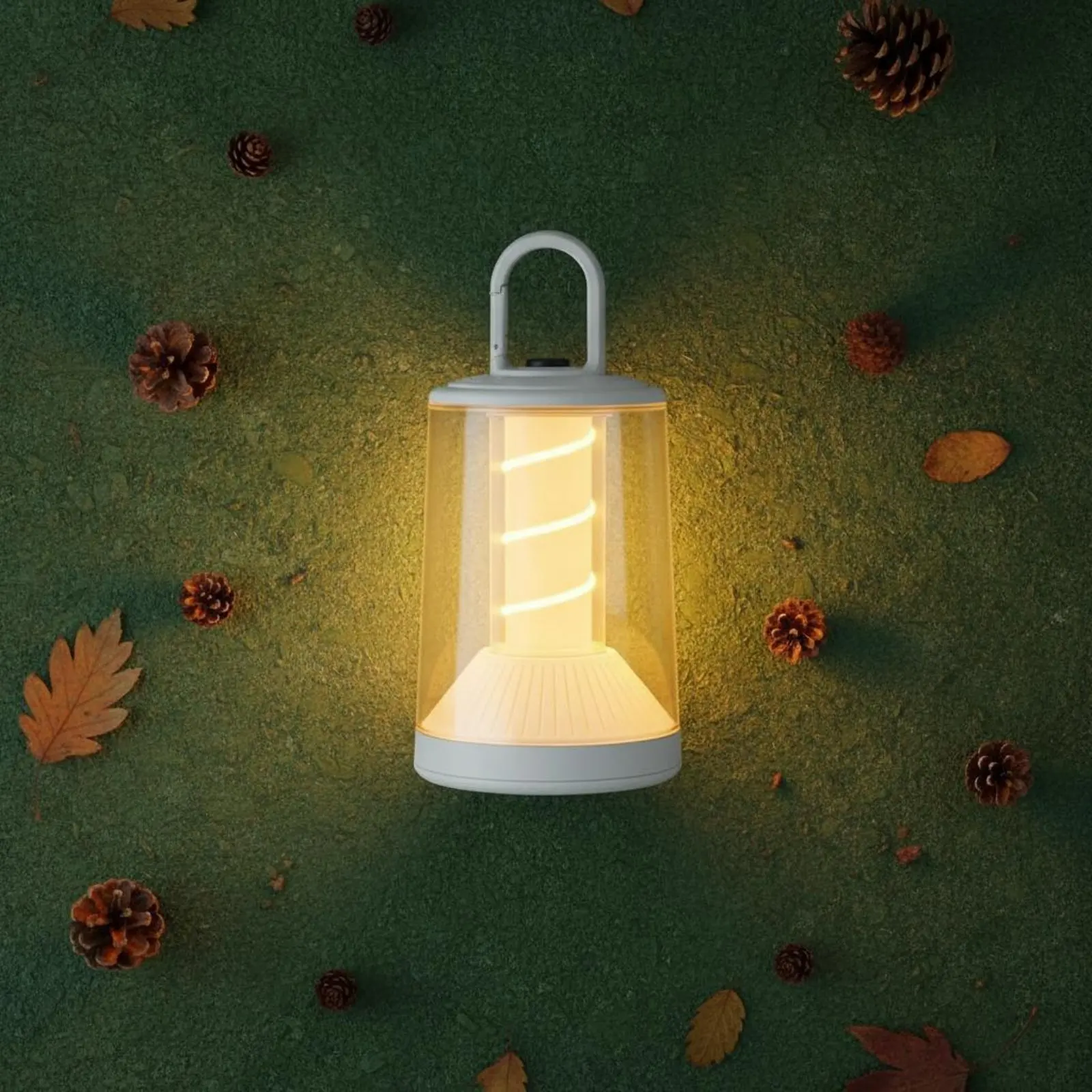 Battery-Powered Hanging Lantern 360° Lighting Portable Ambient Lamp Detachable Light Source Camp Lamp Tripod Mountable view 5