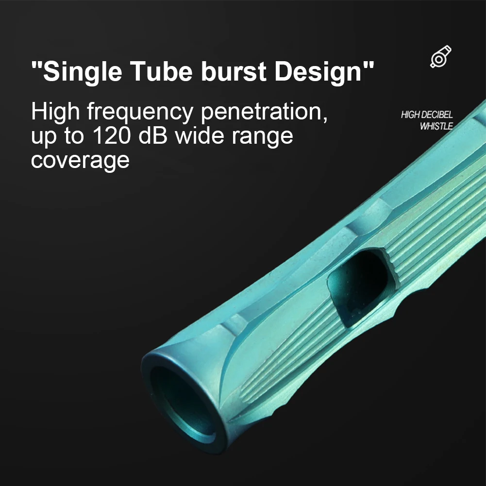 المحمولة في الهواء الطلق مع قلادة حرس الطوارئ صافرة التخييم التدريب القوارب الاطفال خفيفة الوزن بصوت عال سبائك التيتانيوم السلامة