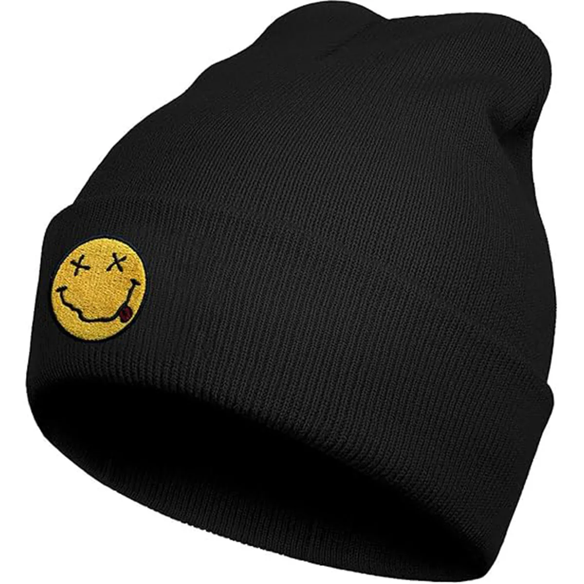 Funny Beanies Hat, Men's and Women's Winter Warm Black Fashion Cool Embroidered Knit Hat The ideal choice for giving hip-hop smi