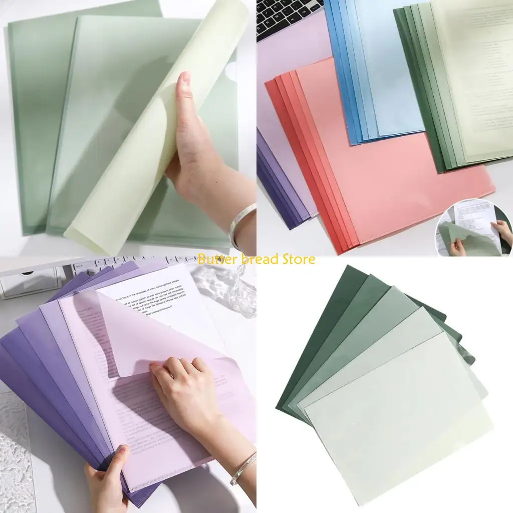 

W89C 5pcs 12x8.5 -дюймовый размер буквы файл папка карман прозрачная водостойкая папка с рукавом для бумаги.